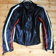 Damen-Bikerjacke Held, Gr. 36, Leder, schwarz