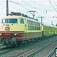 Eisenbahnzug DB 103 113-7 - Schmuckblatt 13.1