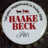 Haake-Beck Stoppelmarkt Vechta Bier Brauerei Kronkorken 1998 Pferd, neu und unbenutzt