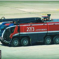 Feuerwehrfahrzeug 27/3 Airport Bremen - Schmuckblatt 50.1