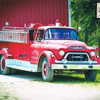 Feuerwehrfahrzeug GMC Steinbach Fire Dept. Oldtimer - Schmuckblatt 62.1