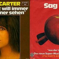 7"CARTER, Jackie · Unsere Welt will immer nur Gewinner sehen (RAR 1977)