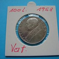 Vatikan 1958 100 Lire - beste Qualität