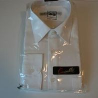 Herrenhemd weiß Marke : Cavallo Gr. 39 langarm Neu + OVP