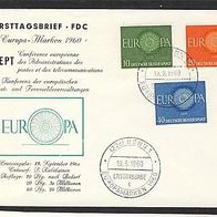Bundesrepublik Deutschland 1960. FDC Europa