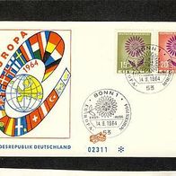 Bundesrepublik Deutschland FDC 1964 Europa