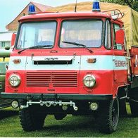 Feuerwehrfahrzeug Robur Oldtimer - Schmuckblatt 65.1