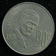 Mexiko 20 Centavos 1978