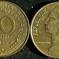 Frankreich 10 Centimes 1984 France