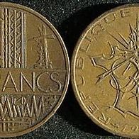 Frankreich France 10 Francs 1978