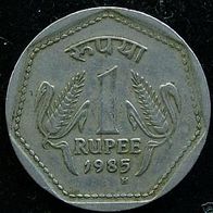 Indien 1 Rupee 1985