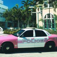 Polizeifahrzeug Miamibeach Police - Schmuckblatt 24.1