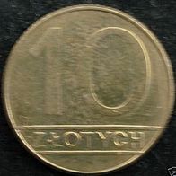 Polen 10 Zloty 1990 Polska PL #