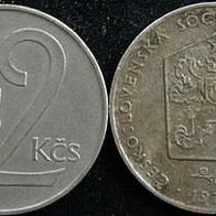 CSSR 2 Kronen 1973 Tschechoslowakei / Tschechien / CZ