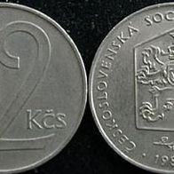 CSSR 2 Kronen 1980 Tschechoslowakei / Tschechien / CZ