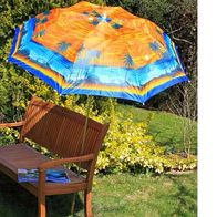 Tragbarer Sonnenschirm, Durchmesser ca. 135 cm