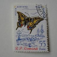 Rumänien Schmetterling gestempelt