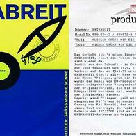 7"EXTRABREIT · Flieger, grüß mir die Sonne (Promo RAR 1990)