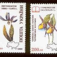 Ukraine 1993. MiNr. 113/14: Orchideen