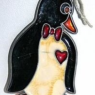 Pinguin Fensterbild ohne Kordel