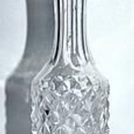 aufwendig geschliffene Kristall Vase mit Goldrand