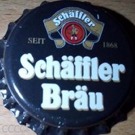 Schäffler Bräu Bier Brauerei Kronkorken aus Missen neu und unbenutzt in schwarz