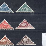 Briefmarken Tschad Portomarken 1962 Höhlenmalerei