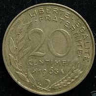 Frankreich 20 Centimes 1963 France