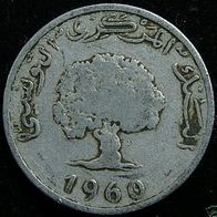 Tunesien 5 Milime 1960 Tunis
