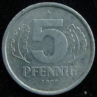 5 Pfennig 1979 "A" DDR / GDR / NDR / Deutschland