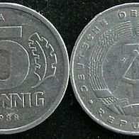 5 Pfennig 1988 "A" DDR / GDR / NDR / Deutschland