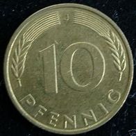 10 Pfennig BRD 1993 "J" Germany / Deutschland / D