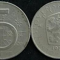CSSR 5 Kronen 1978 Tschechoslowakei / Tschechien / CZ