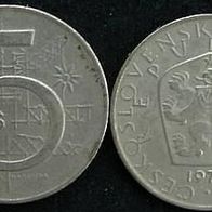 CSSR 5 Kronen 1979 Tschechoslowakei / Tschechien / CZ