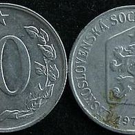 CSSR 10 Heller 1971 Tschechoslowakei / Tschechien / CZ