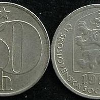 CSSR 50 Heller 1987 Tschechoslowakei / Tschechien / CZ