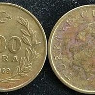 Türkei 100 Lira 1989 Türkiye