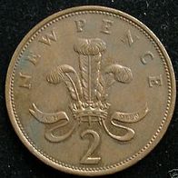 Großbritannien 2 New Pence 1975 GB