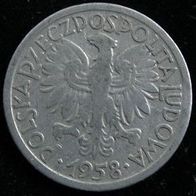 Polen 2 Zloty 1958 Polska