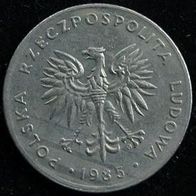 Polen 20 Zloty 1985 Polska