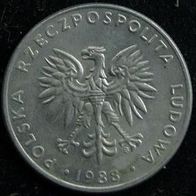 Polen 20 Zloty 1988 Polska