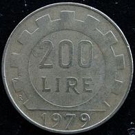 Italien 200 Lire 1979 Italia #
