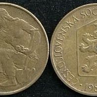 CSSR 1 Krone 1985 Tschechoslowakei / Tschechien / CZ