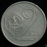 CSSR 2 Kronen 1972 Tschechoslowakei / Tschechien / CZ