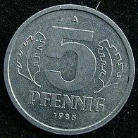 5 Pfennig 1983 "A" DDR / GDR / NDR / Deutschland