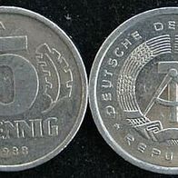 5 Pfennig 1988 "A" DDR / GDR / NDR / Deutschland
