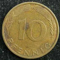 10 Pfennig BRD 1978 "G" Germany / Deutschland / D