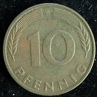 10 Pfennig BRD 1993 "A" Germany / Deutschland / D