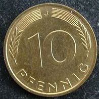 10 Pfennig BRD 1993 "J" Germany / Deutschland / D