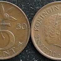 Niederlande 5 Cent 1950 Holland NL - Juliana